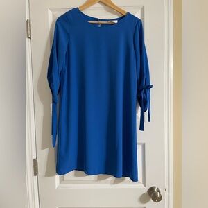 Anthropologie Everly Blue Dress